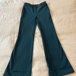 Ann Taylor - Teal Wide-Leg Dress Pants